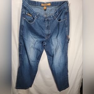 Men's Vibes distressed carpenter jeans in great shape, wear on tag W40 x L32